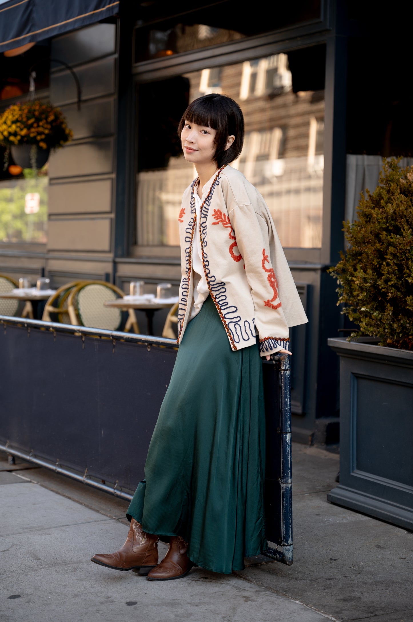 ANNIE LONG SKIRT 百搭絲質長裙
