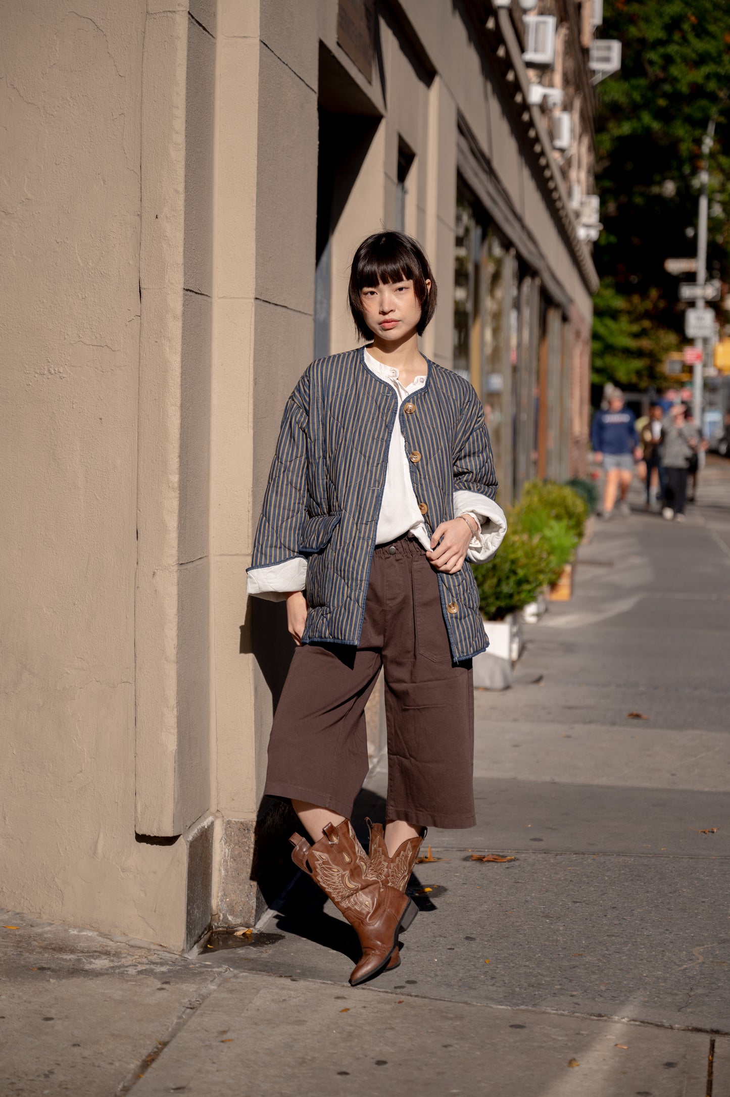 EMILIE PANTS 七分牛仔長褲