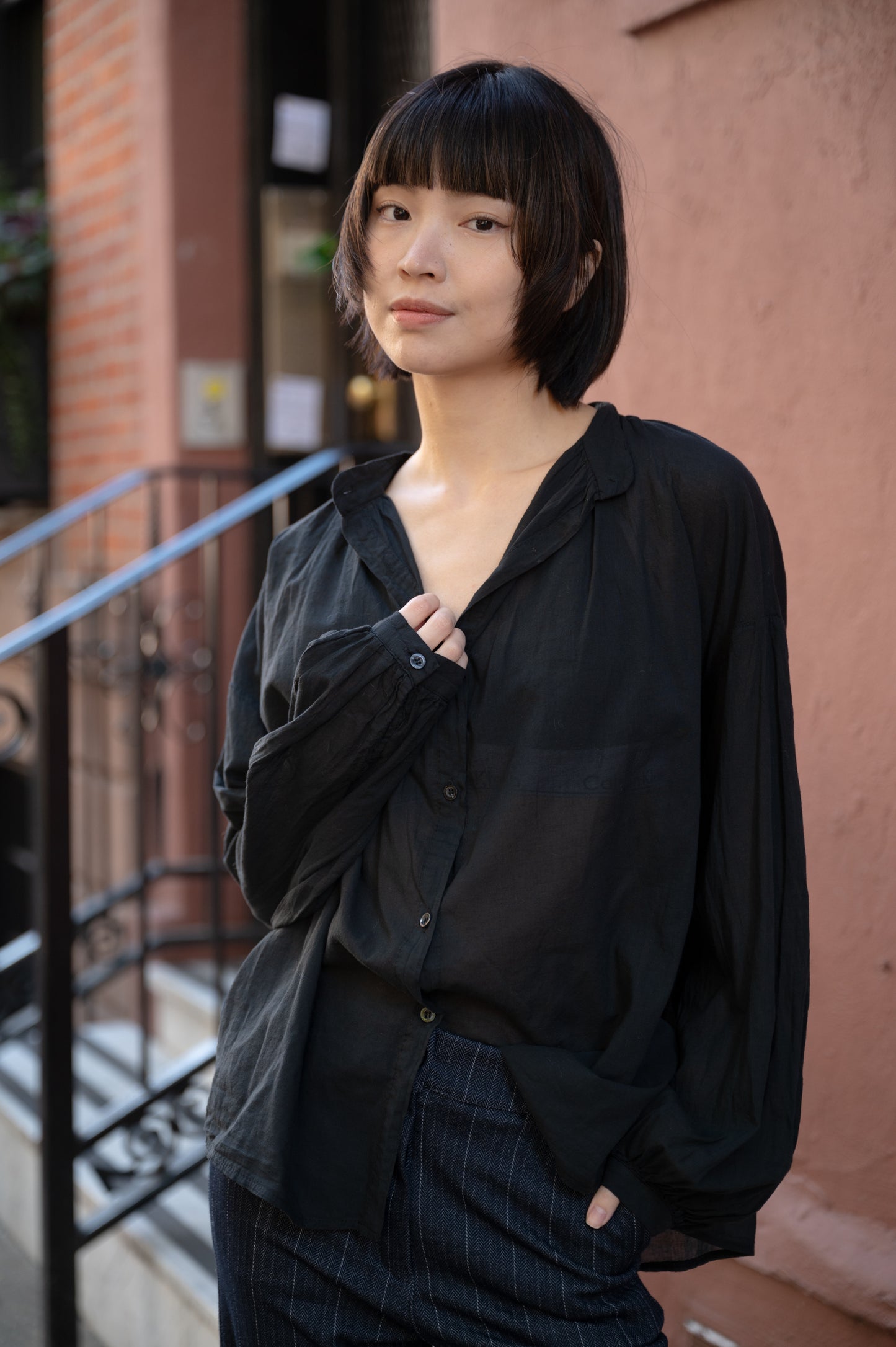 ANNE BLOUSE 棉質百搭襯衫