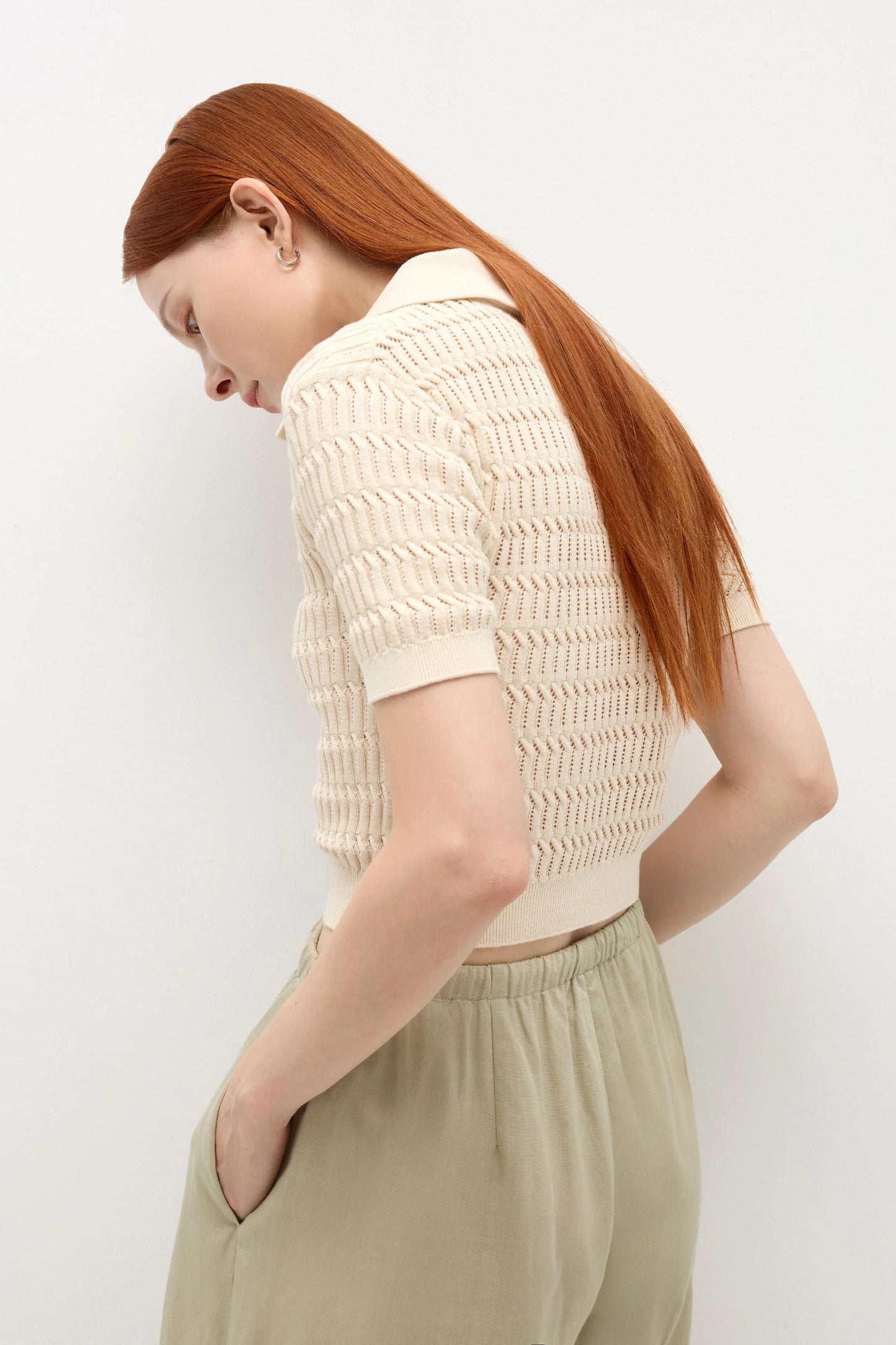 SLIK COTTON TEXTURED SHIRT