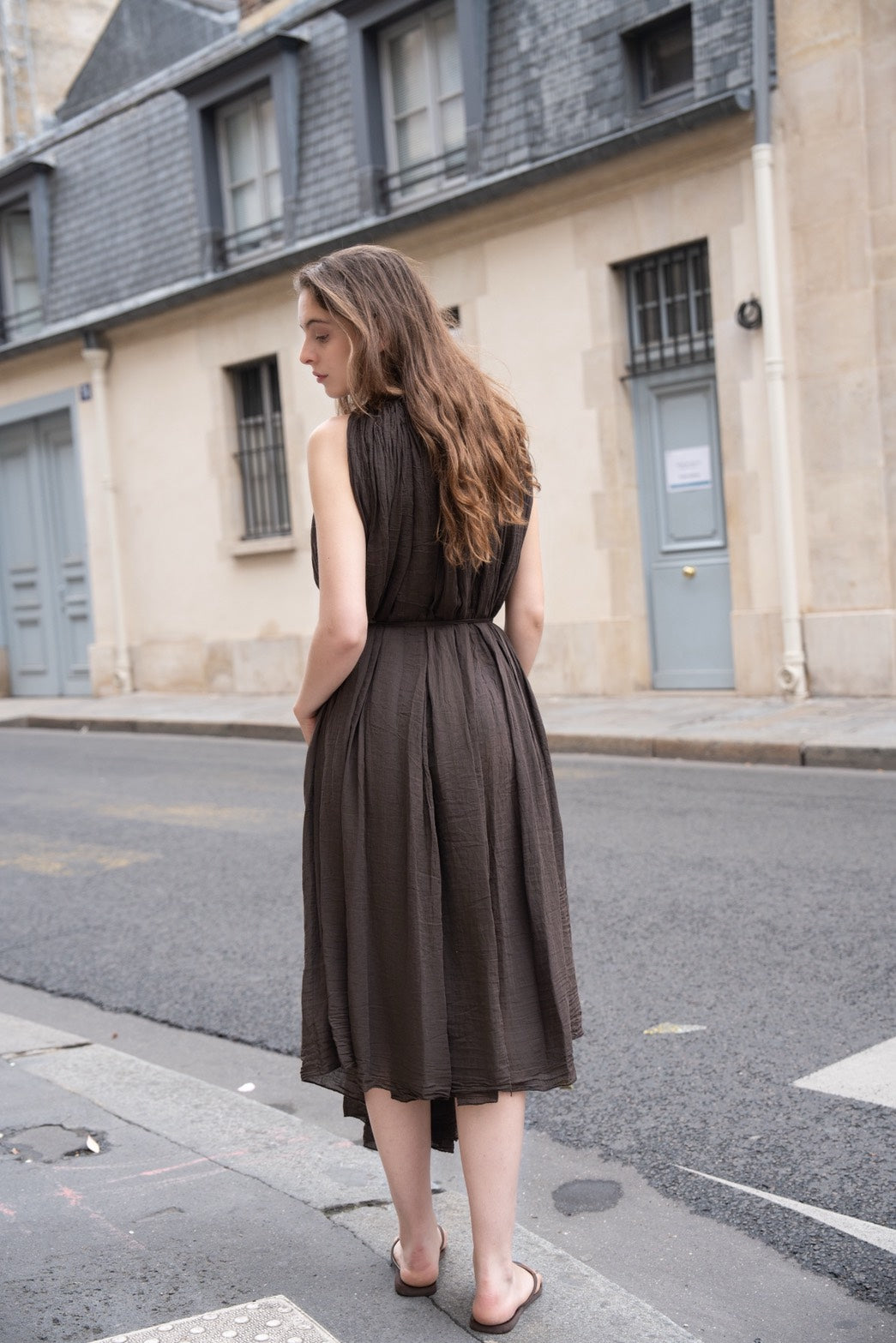 BLAIRE DRESS 棉麻長洋裝