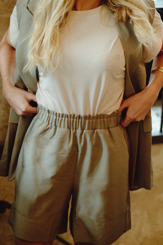 Sophie Linen Paperbag Shorts