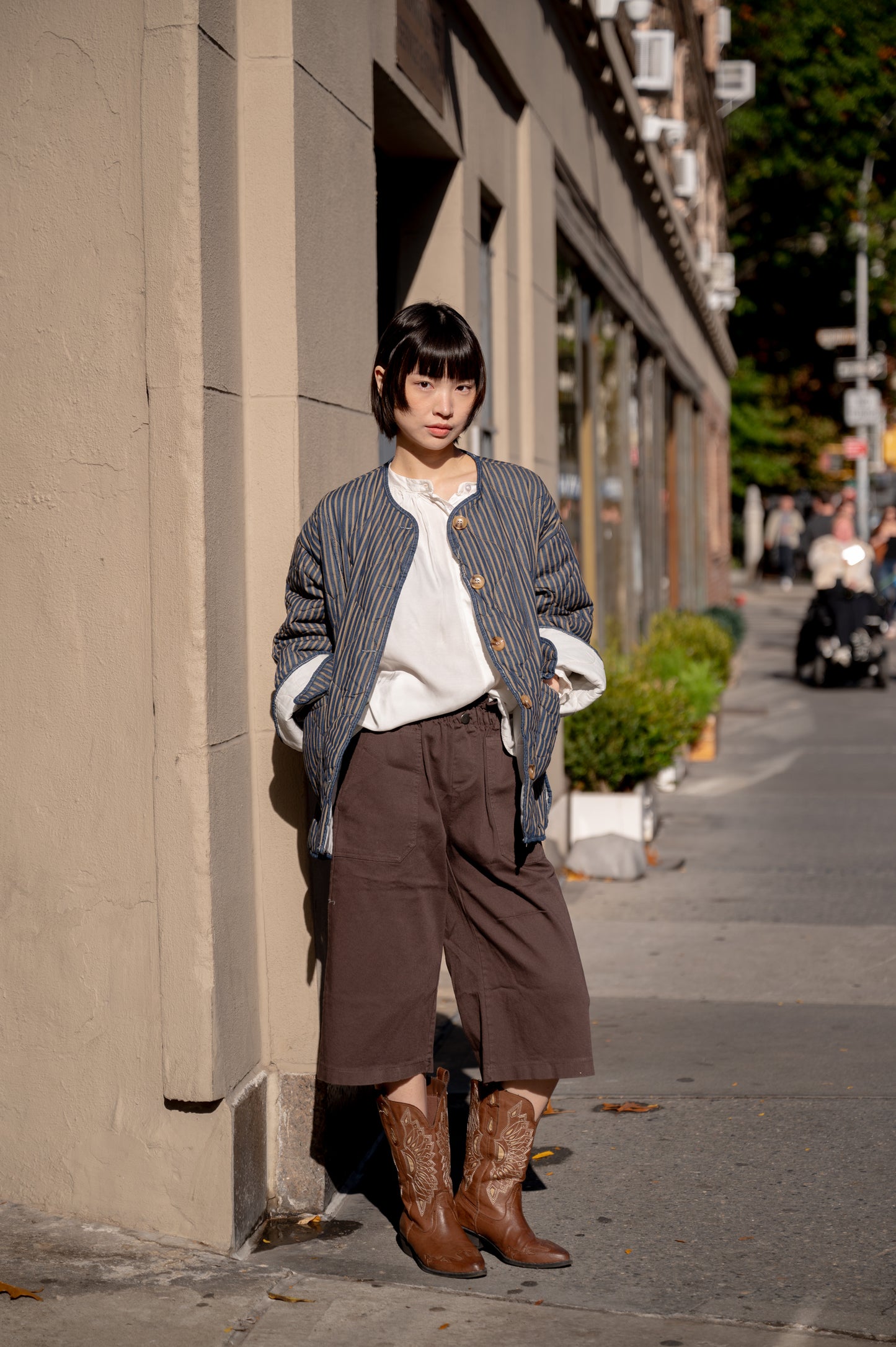 EMILIE PANTS 七分牛仔長褲