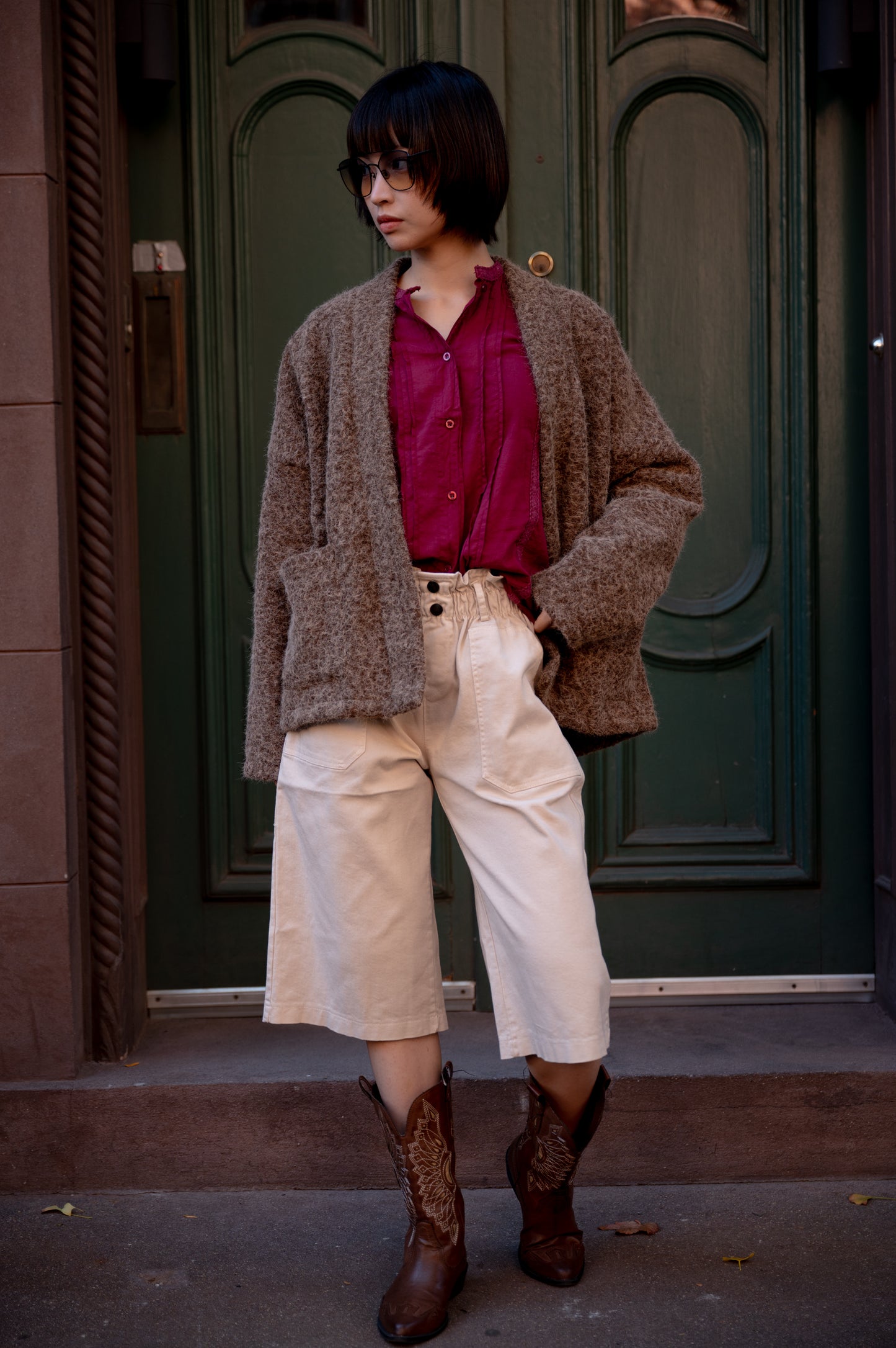 EMILIE PANTS 七分牛仔長褲
