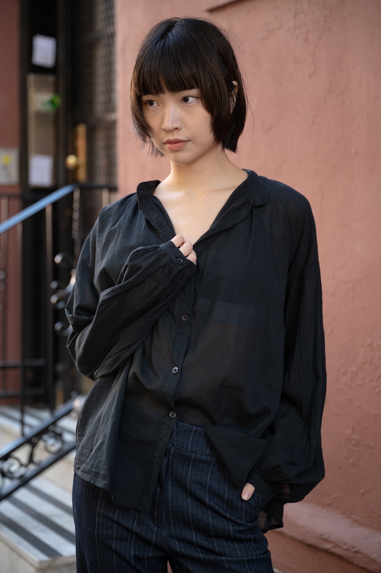 ANNE BLOUSE 棉質百搭襯衫