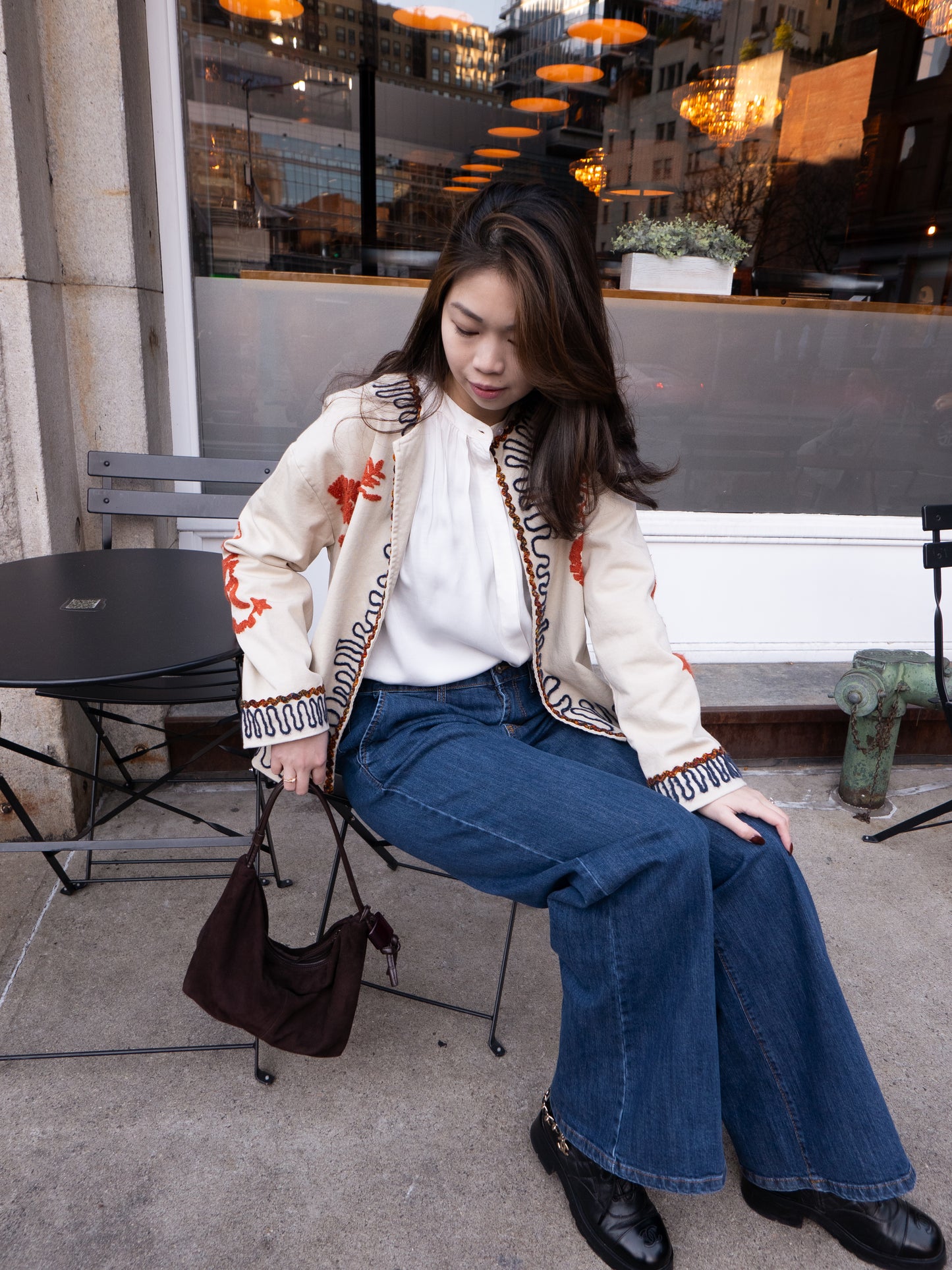 ELEANOR DENIM PANT 微喇叭牛仔長褲
