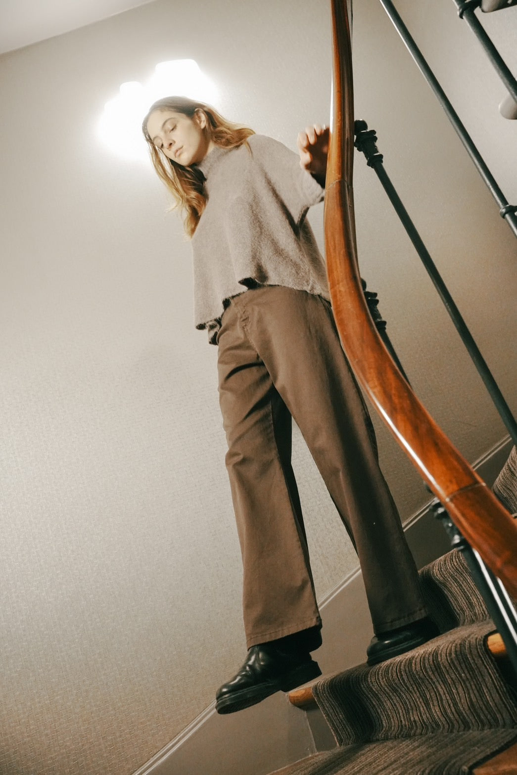 AUDREY PANT 直筒修身長褲