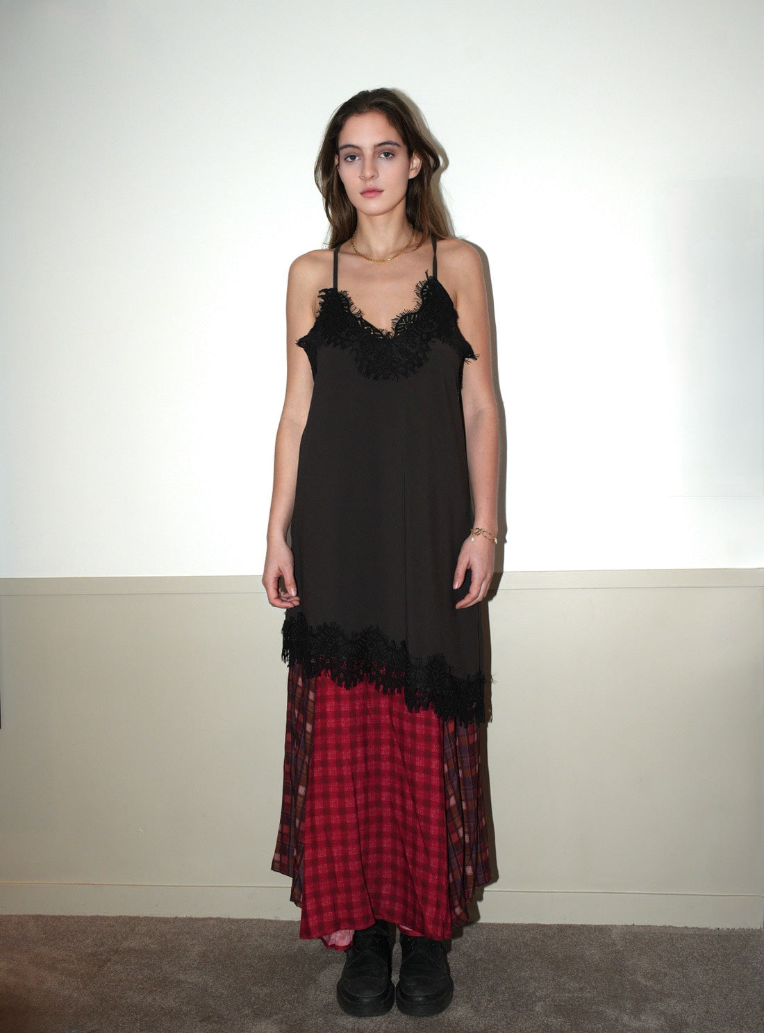 LAYLA LACE DRESS 蕾絲拼接長洋裝