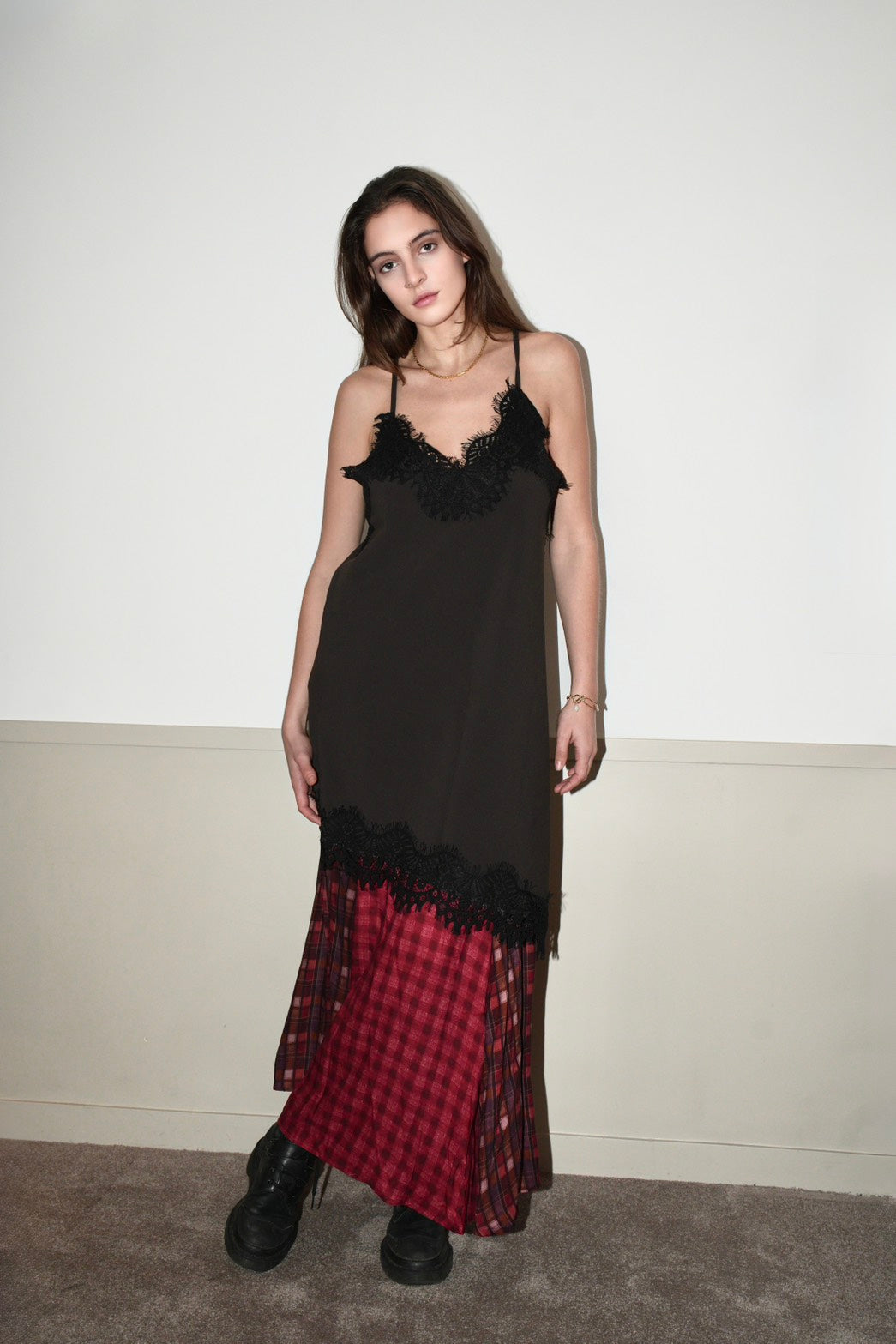 LAYLA LACE DRESS 蕾絲拼接長洋裝