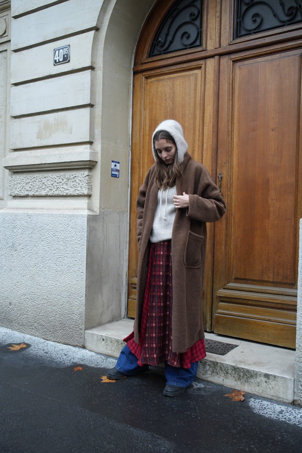 VALERIA SWEATER 羊毛混紡連帽針織毛衣