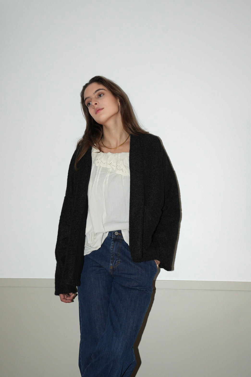 MILLIE SHIRT 復古蕾絲拼接上衣